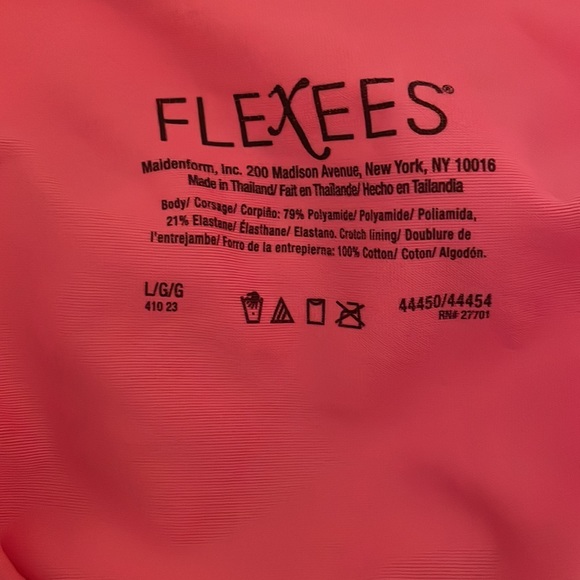 NWOT Flexees control brief size large. Fushia colour. - Picture 3 of 6